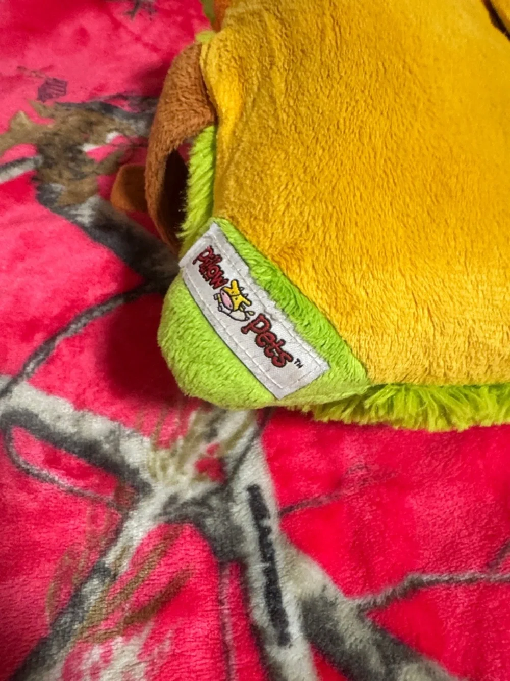 Green and Orange Plush Turtle Night Light for Reptile Habitats